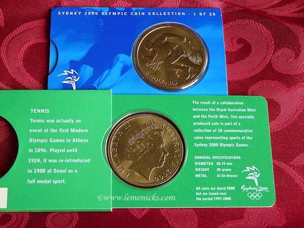 Olympic coins @lemonicks.com