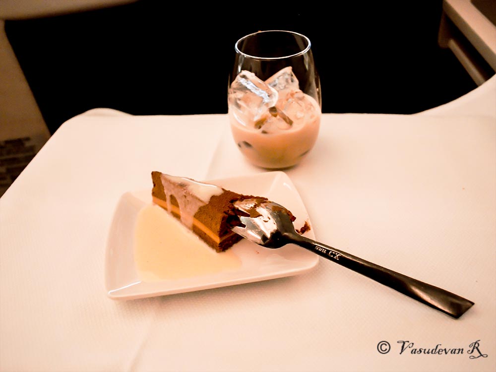 Cathay Pacific Business class A350, dessert