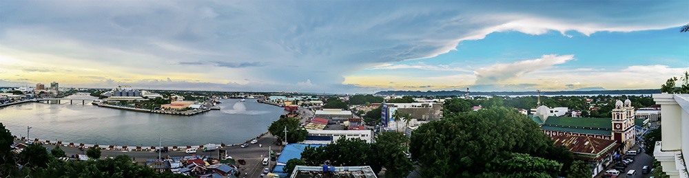 Things to do in Iloilo, places to visit in Iloilo, A panoramic view of the City of Love , Iloilo from the Mayor office terrace