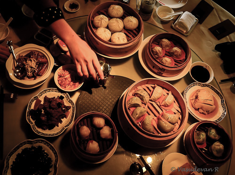 Harbour City, Assortment of Dimsums at Ye Shanghai