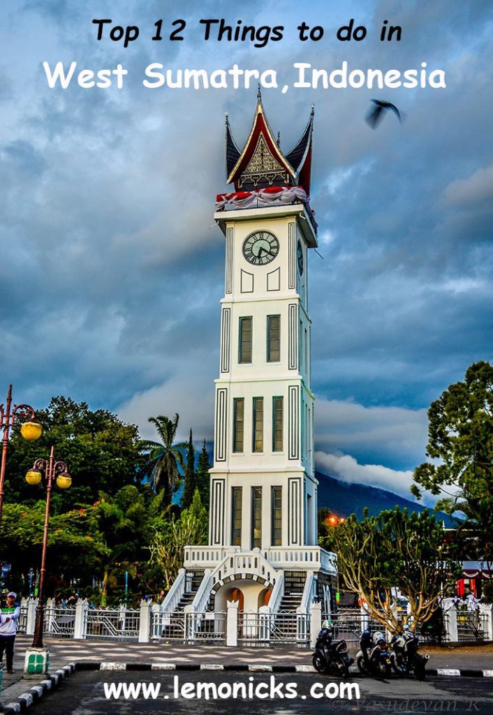 west sumatra clock tower bukit-tinggi