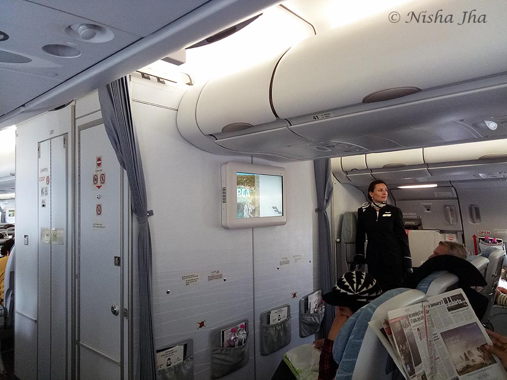 Top Indian Couple Blog by Nisha Jha and Vasudevan R - Finnair Review Economy Class A330-300