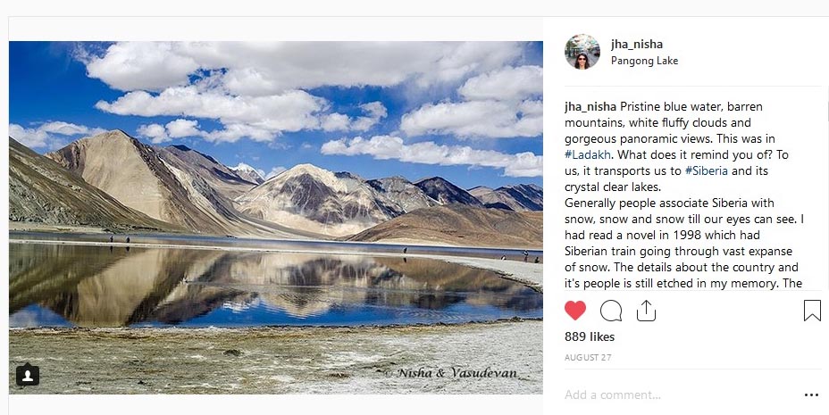 Top Indian Couple Blog by Nisha Jha and Vasudevan R - Follow Up Siberia Contest