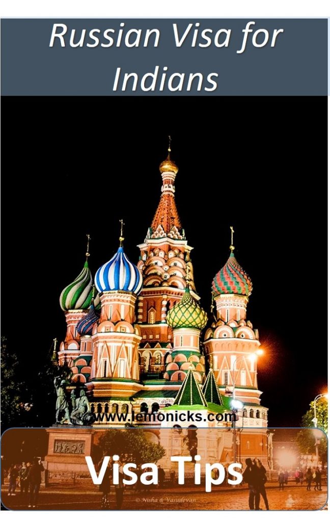 Complete guide to Russian Visa for Indian Nationals 