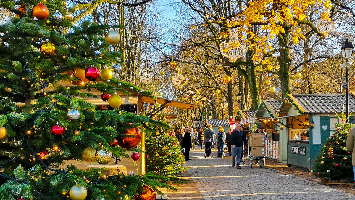 Christmas market in Geneva:
