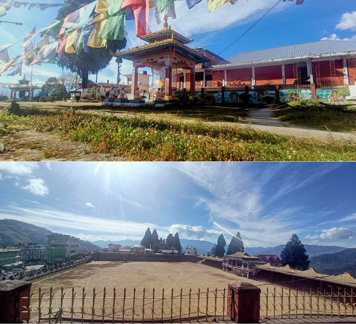Buddha Park and Stadium Bomdila Arunachal Pradesh
