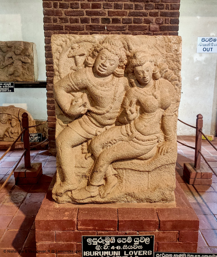 Isurumuniya lovers Anuradhapura Sri Lanka