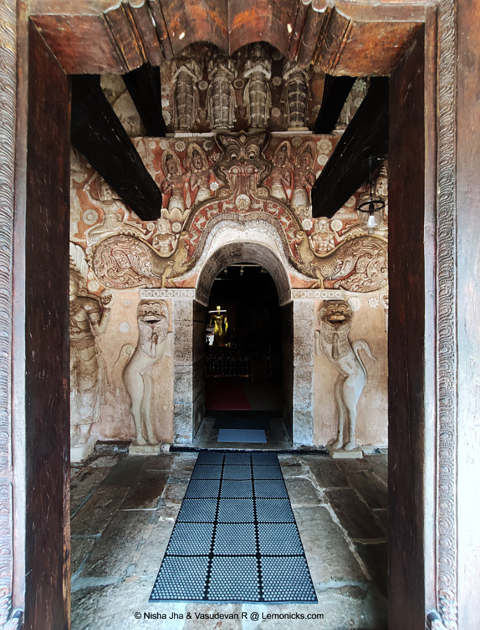 Decortaed entrance to the temple hall of ridi viharaya complete guide to Ridi Viharaya