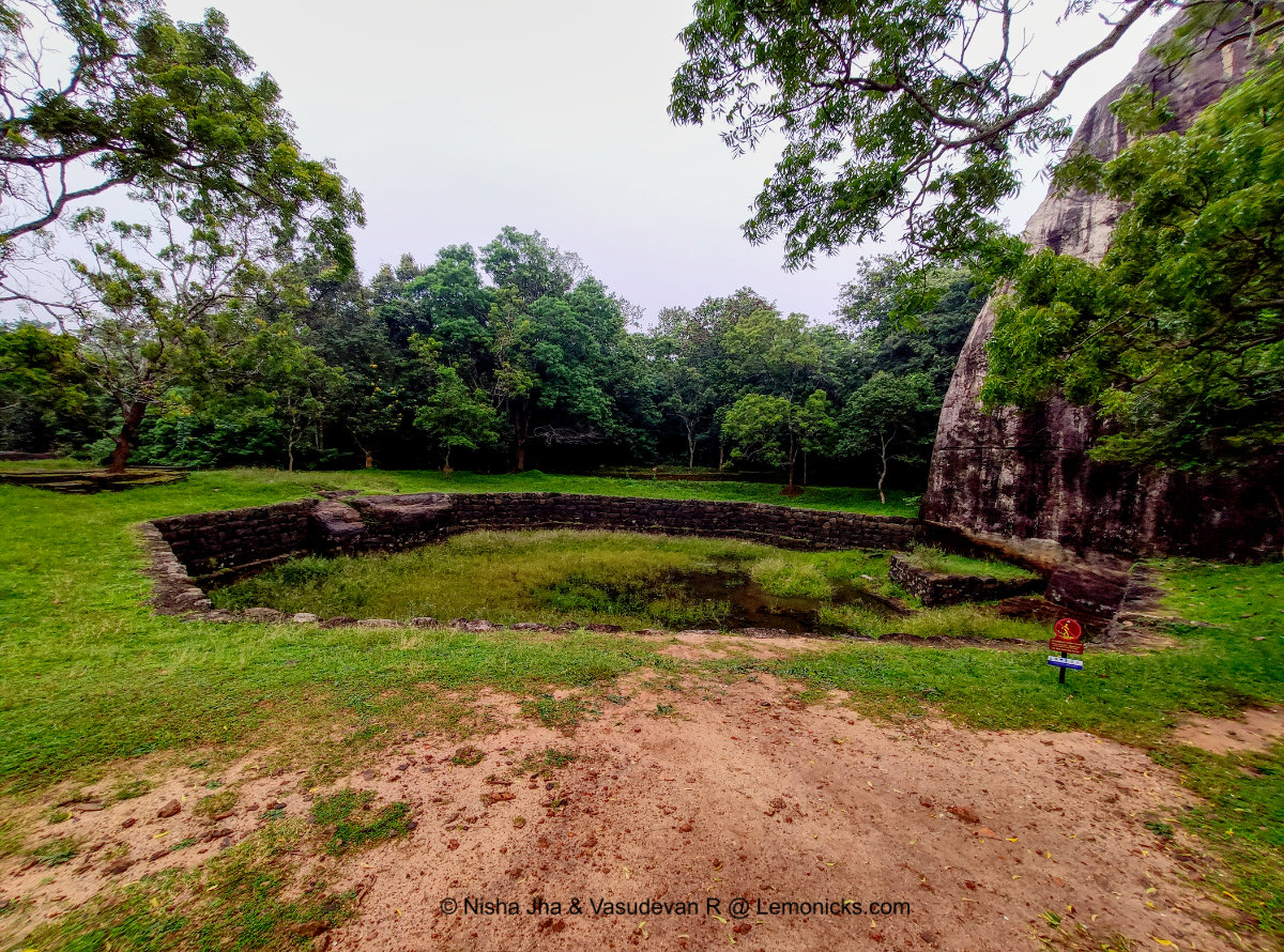 Octagonal Pond Sigiriya in Sri Lanka Water Garden