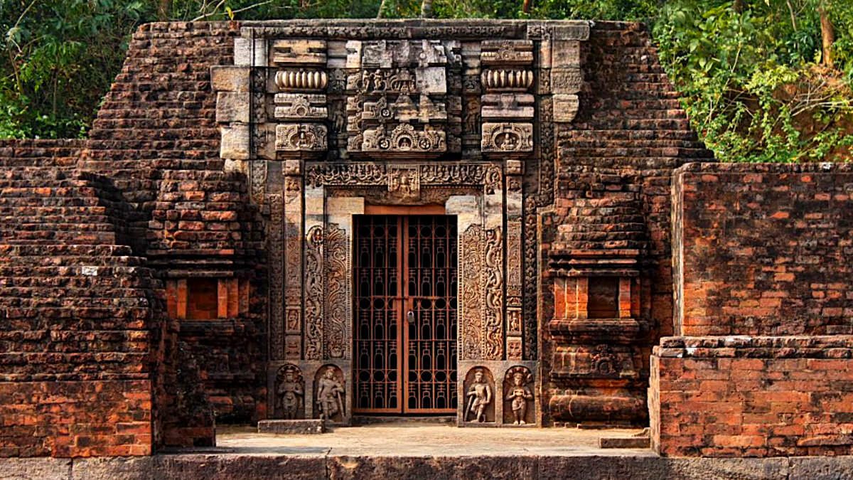 Sanctum of Madhavapura Mahavihara Udayagiri odisha
