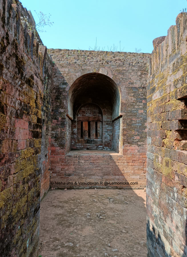 Corridor for parikrama Monastery 1 Simhaprastha Mahavihara