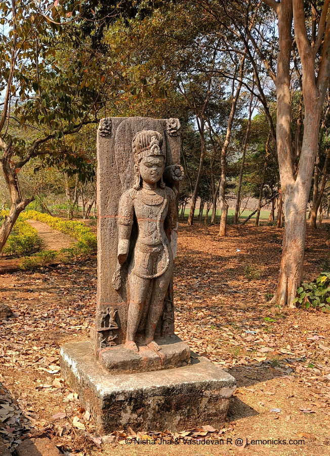 Padmapani or avalokiteswara at the entrance of Udayagiri monastery complex jajpur