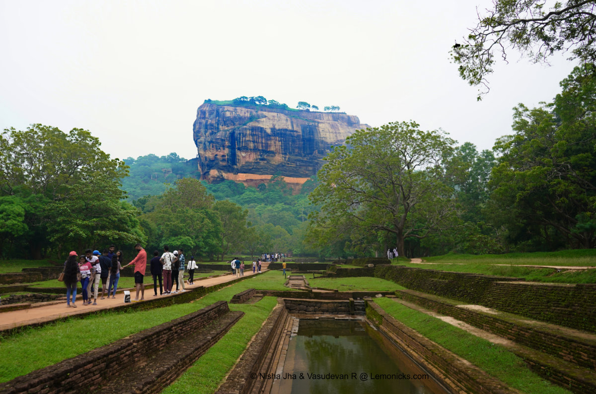 Water Garden at Sigiriya Rock Fortress complex