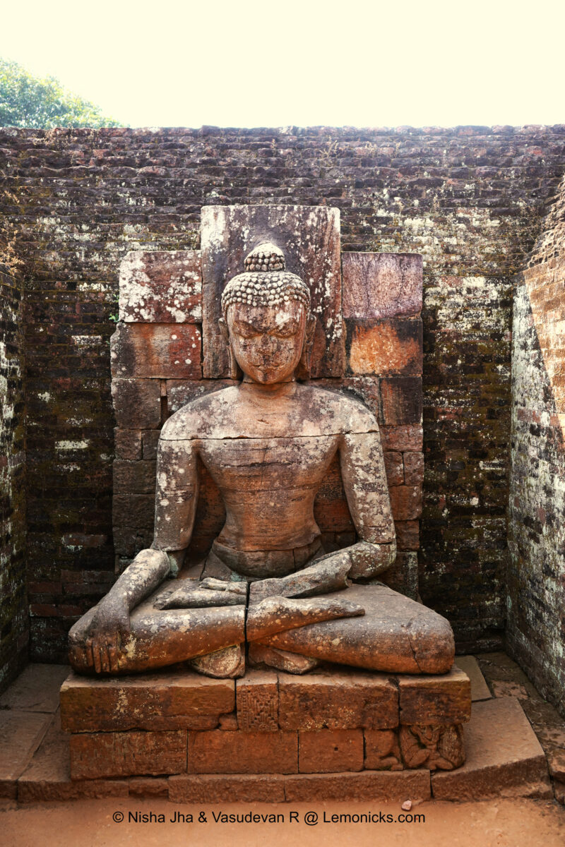 At sanctum of Monastery 1 Udayagiri Odisha Simhaprastha Mahavihara