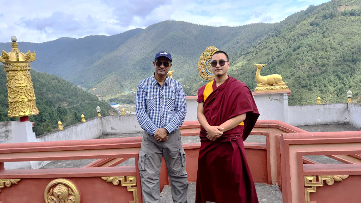 Dirang Valley Arunachal Pradesh TDL Monastery Rinpoche and Vasudevan